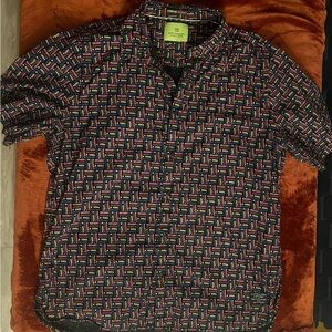 Scotch & Soda Multicolor Geometric Resort Men's Shirt